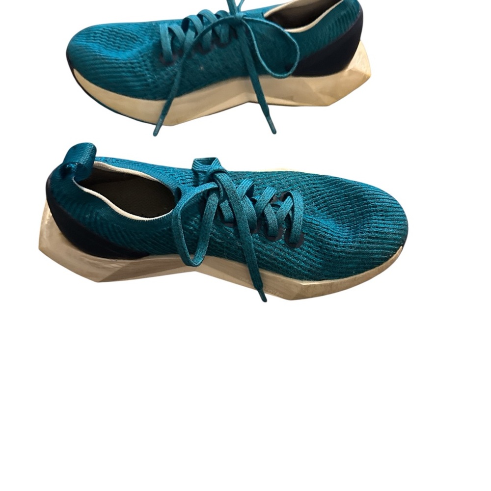 Allbirds Teal and Black Knit Shoes